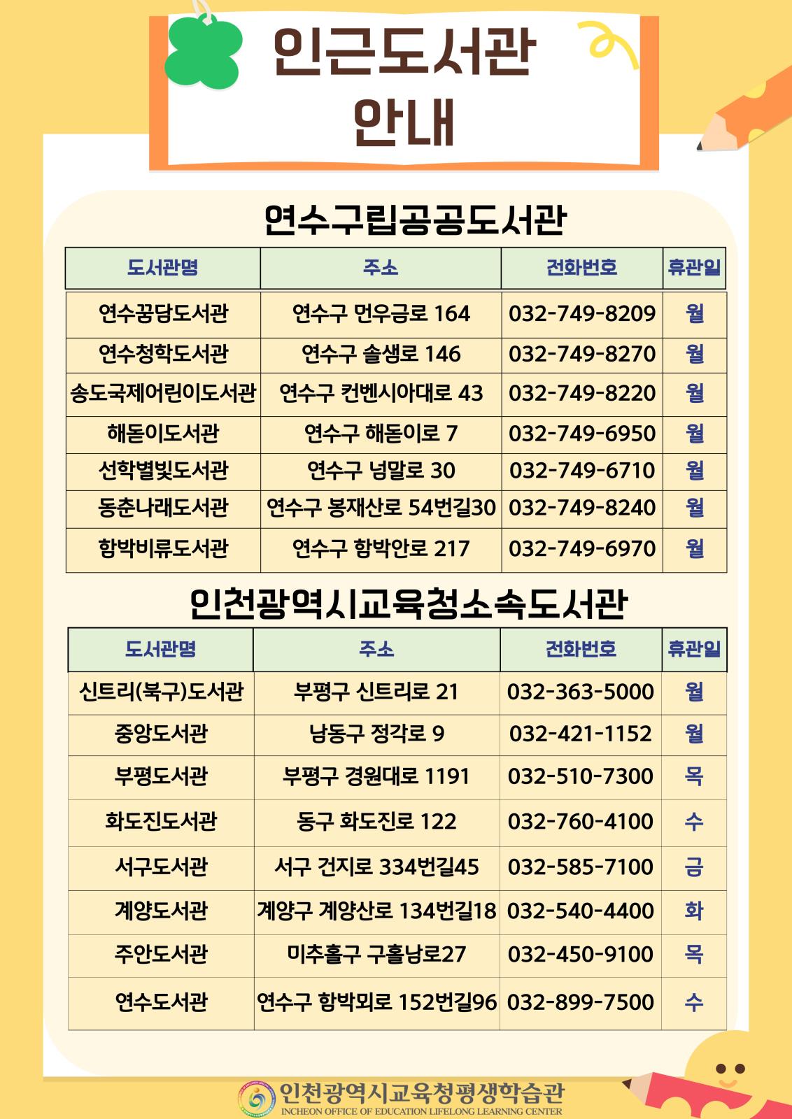 어린이자료실 휴관 안내의 2번째 이미지